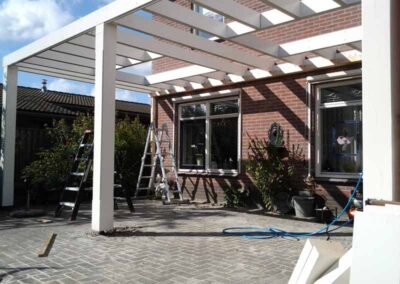 Tuinkamer met lichtkoepels